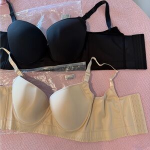 Size-38 DDD Set of (2) NEW in packaging “She Curve” back smoothing bras
